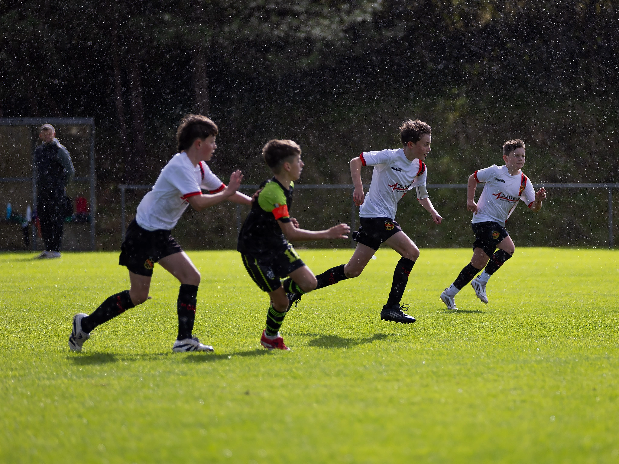 Friendly football match against Stars of Soccer in Gannon Park, Malahide